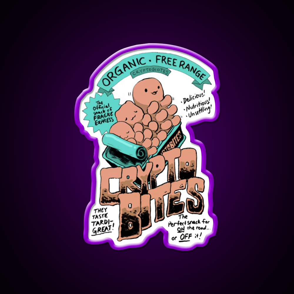 Crypto Bites Snack Food Led Neon Sign Rgb Color - Shineneon
