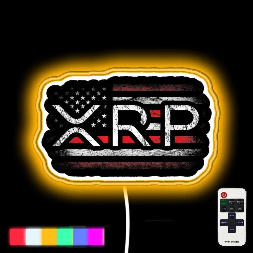 Crypto Currency Xrp Led Neon Sign - Shineneon