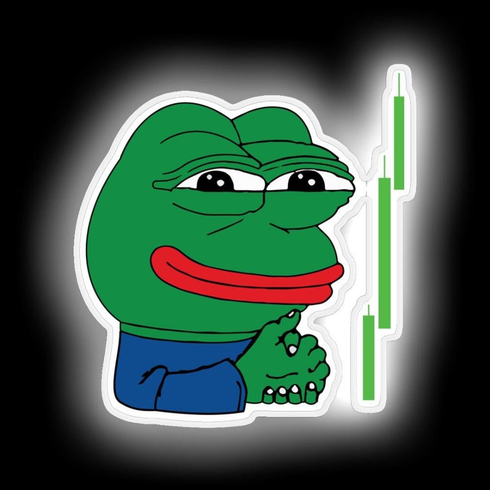 Crypto Frog Meme Sell Signal Neon Sign - Shineneon