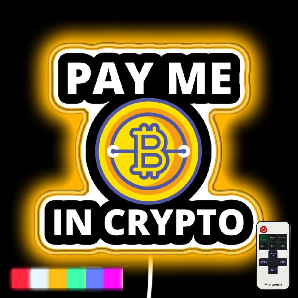 Crypto Led Neon Sign - Shineneon