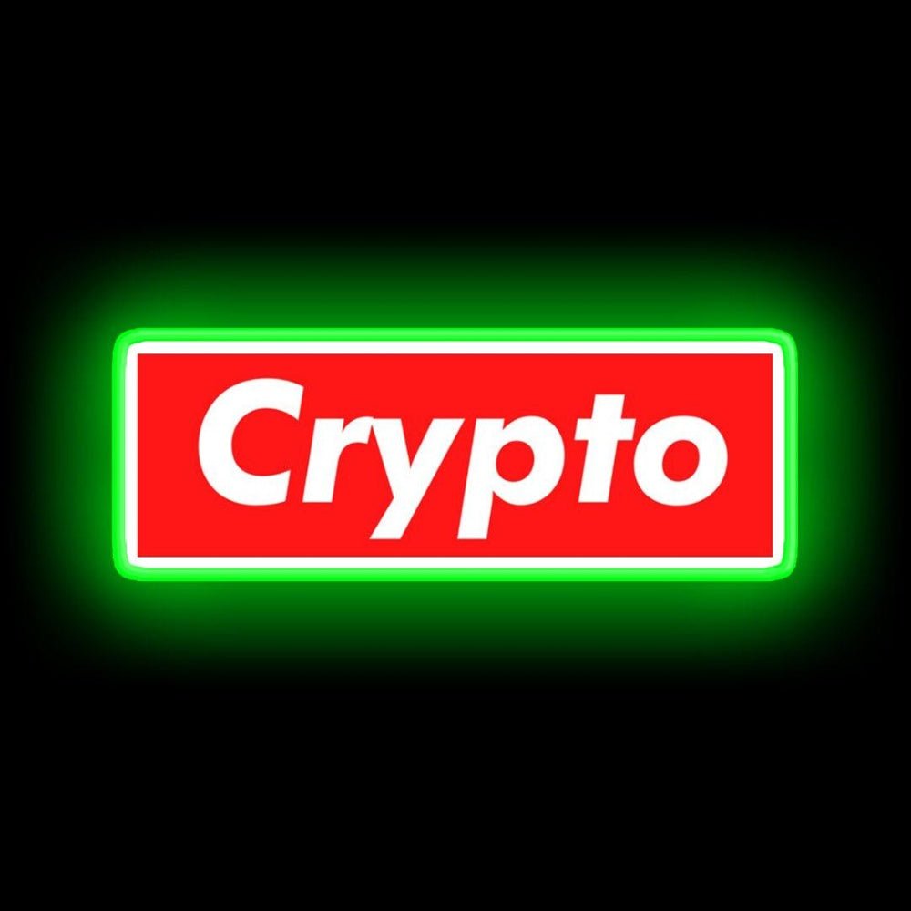 Crypto Neon Sign Bar Wall Decor - Shineneon