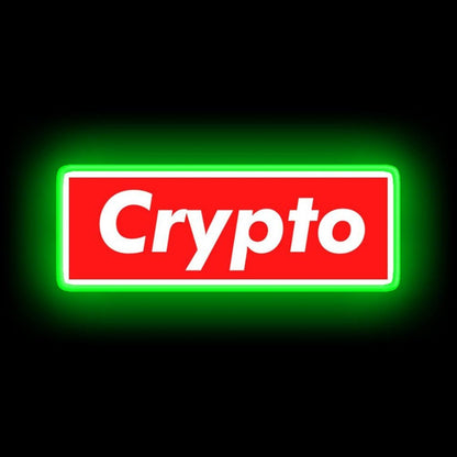 Crypto Neon Sign Bar Wall Decor - Shineneon