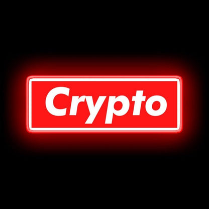 Crypto Neon Sign Bar Wall Decor - Shineneon