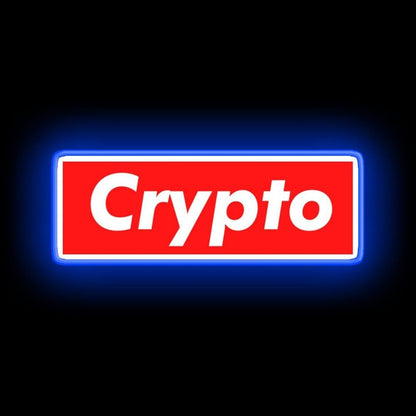 Crypto Neon Sign Bar Wall Decor - Shineneon