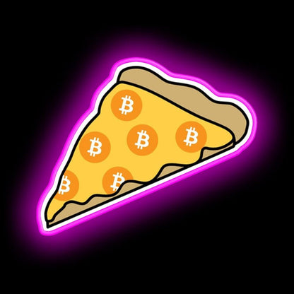 Cryptopizza Bitcoin Neon Sign - Shineneon