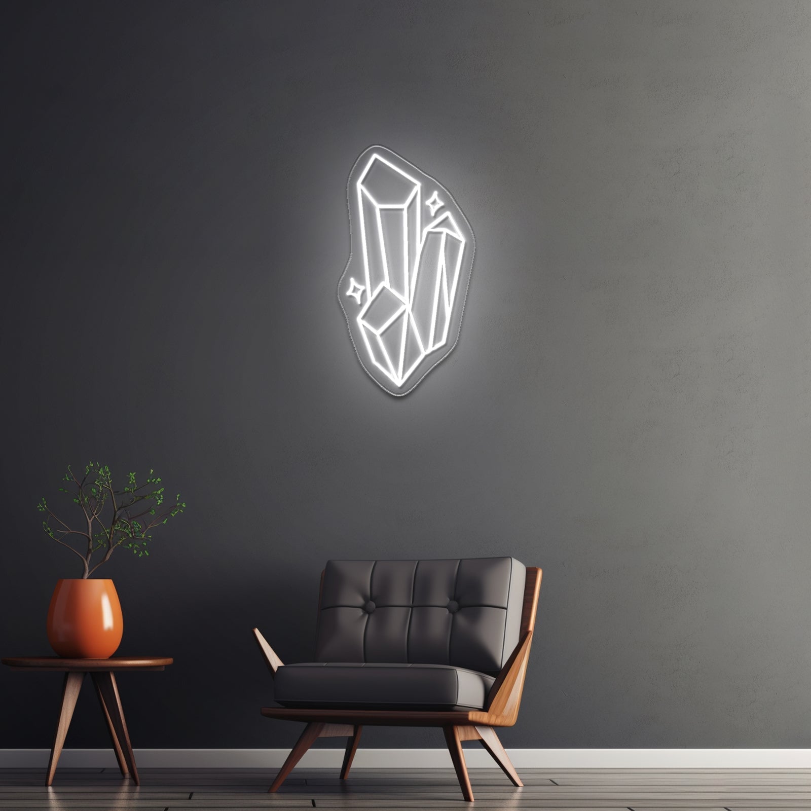 Crystal Neon Sign Green Led Light Signs - Shineneon