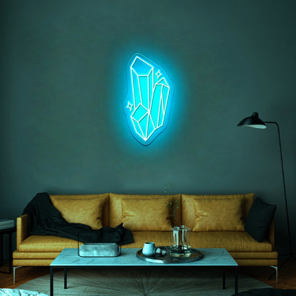 Crystal Neon Sign Green Led Light Signs - Shineneon