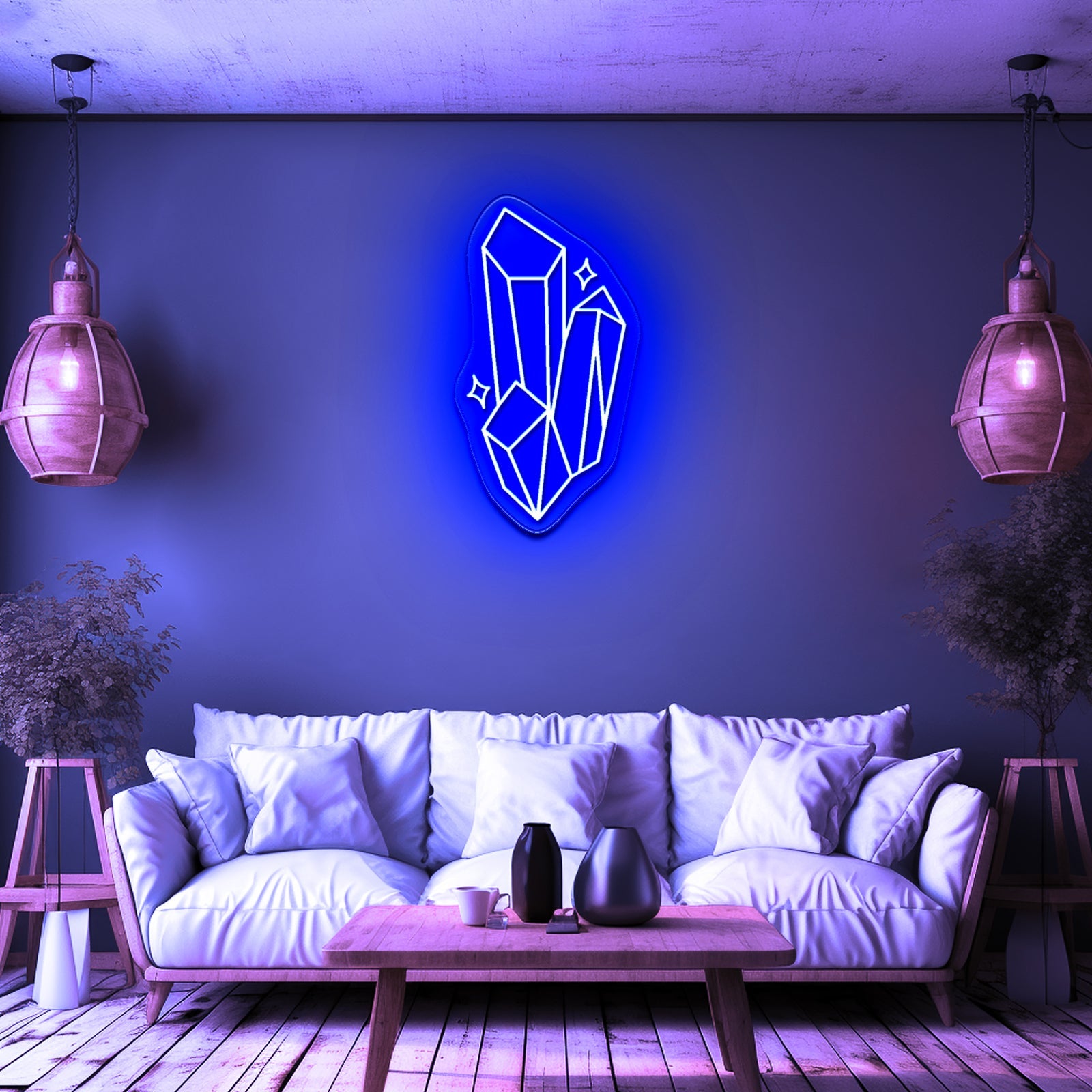 Crystal Neon Sign Green Led Light Signs - Shineneon