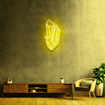 Crystal Neon Sign Green Led Light Signs - Shineneon