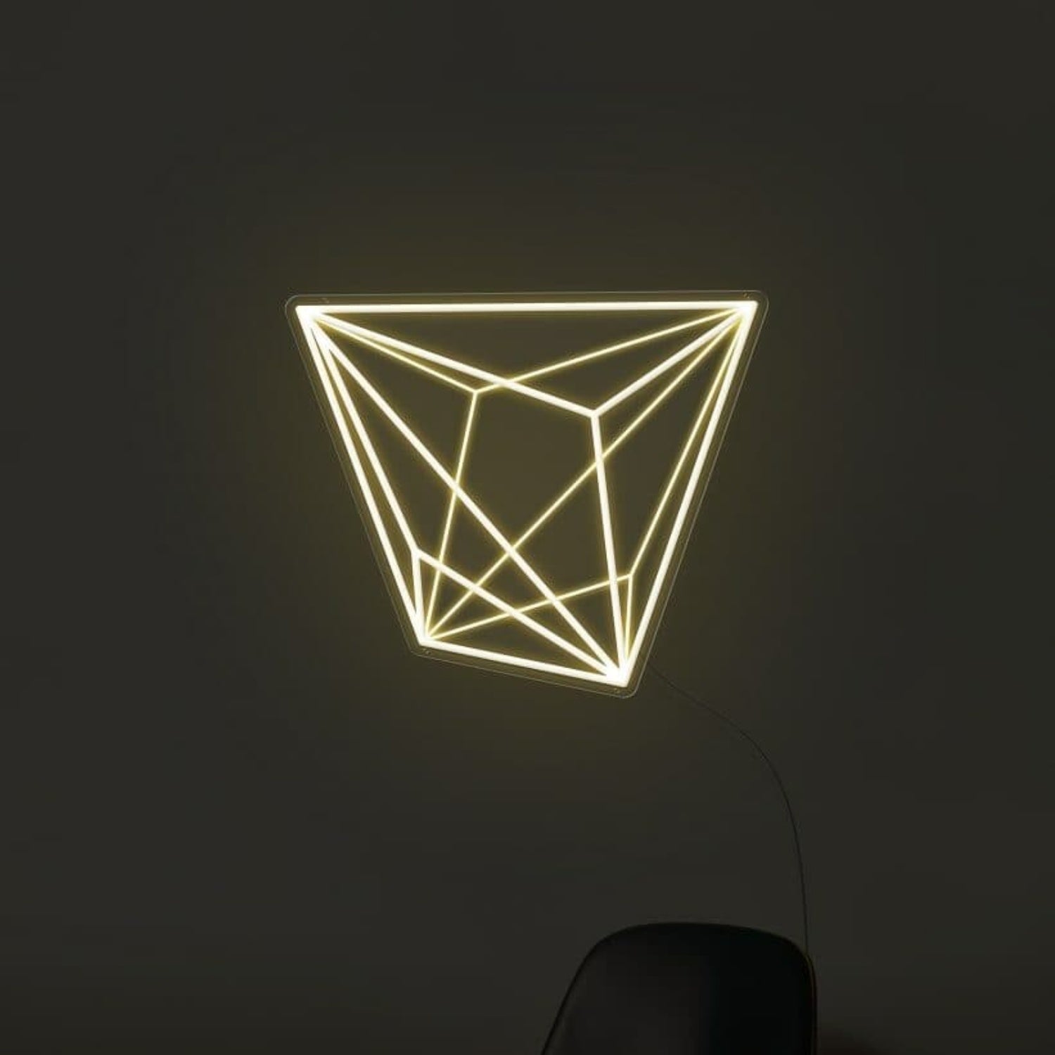 Crystal Shape Led Neon Sign Wall Art | Shineneon