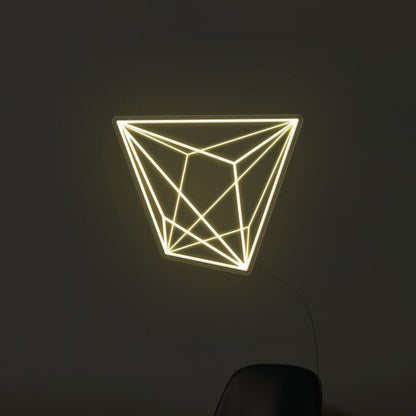 Crystal Shape Led Neon Sign Wall Art | Shineneon