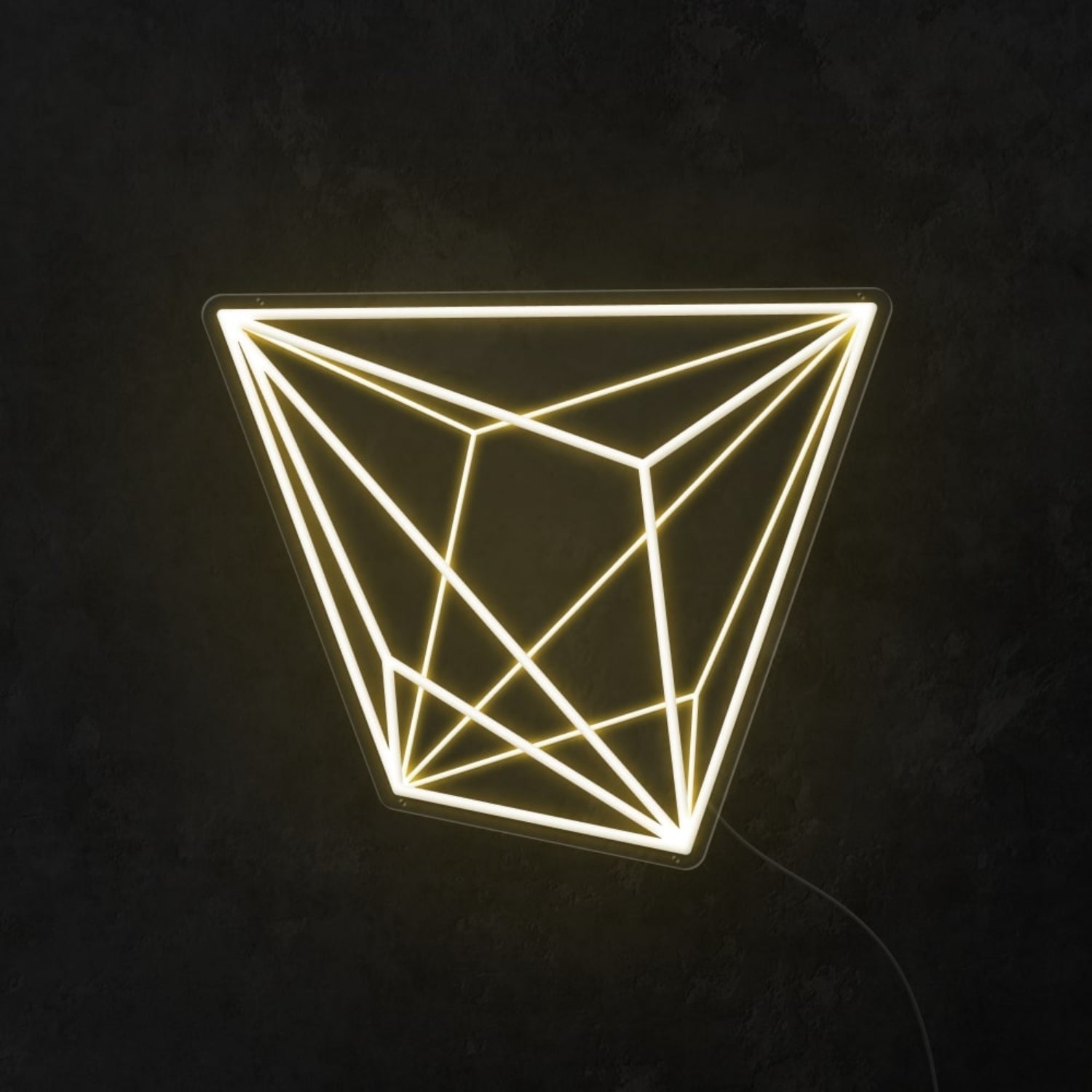 Crystal Shape Led Neon Sign Wall Art | Shineneon