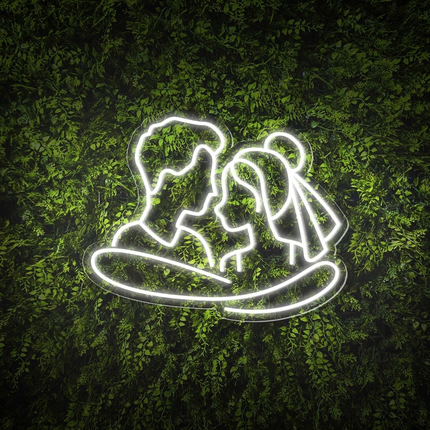 Cuddling Couple Shape Neon Sign | Shineneon