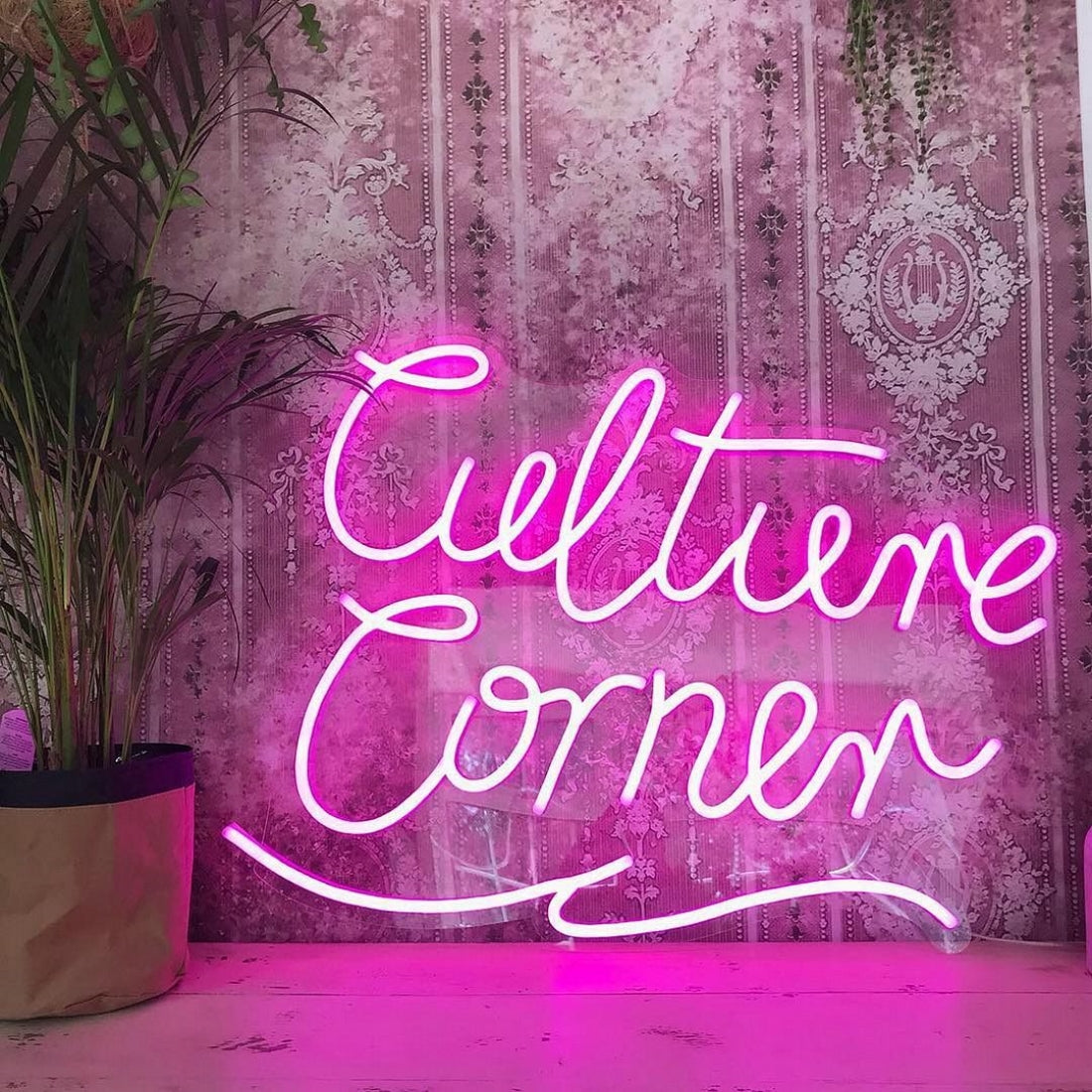 Culture Corner Led Sign Business Neon Sign