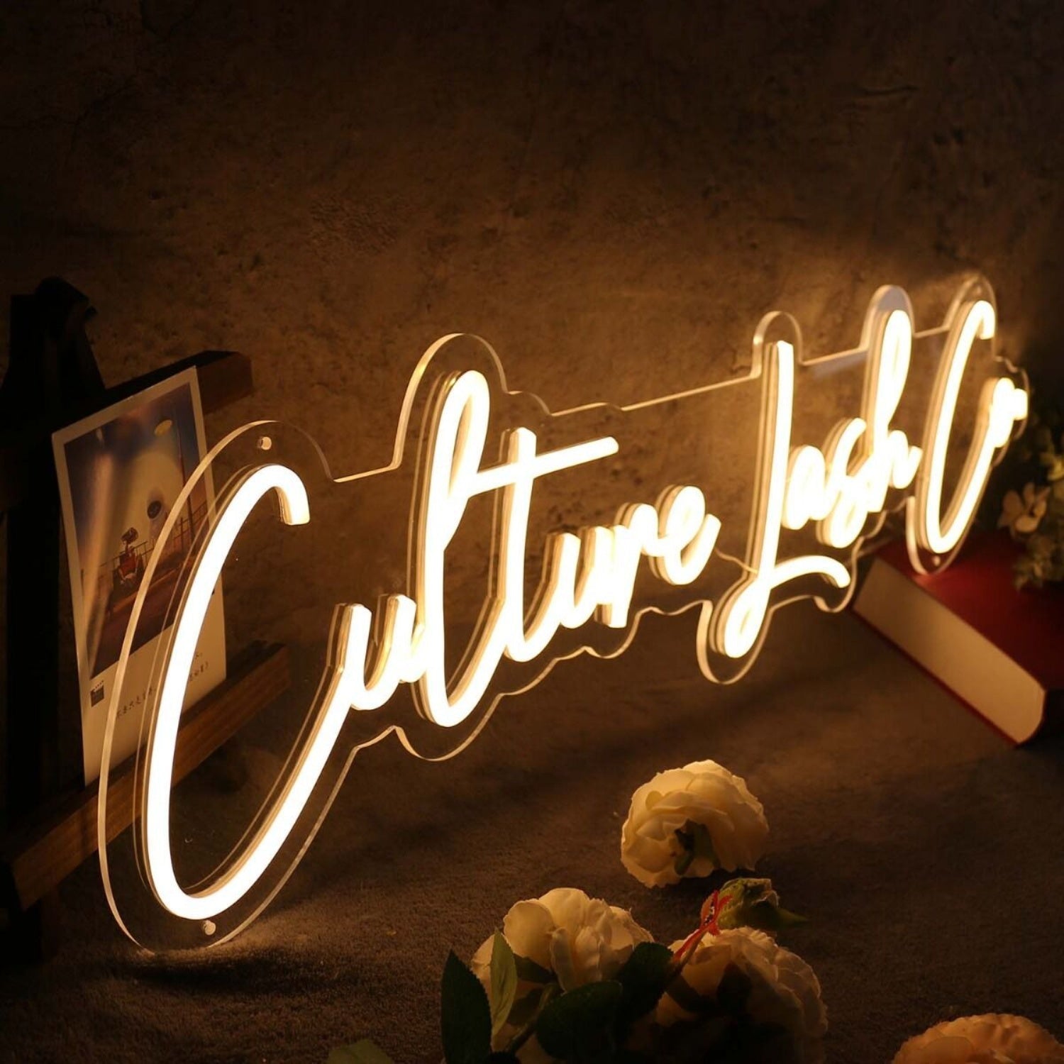 Culture Lash Co Yellow Led Neon Sign - Shineneon