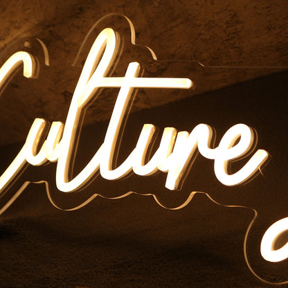 Culture Lash Co Yellow Led Neon Sign - Shineneon