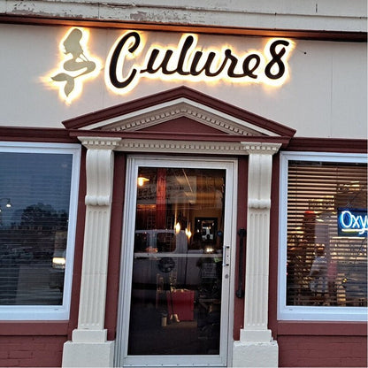 Culure8 With Logo 3D Backlit Channel Letters Led Light Sign - Shineneon