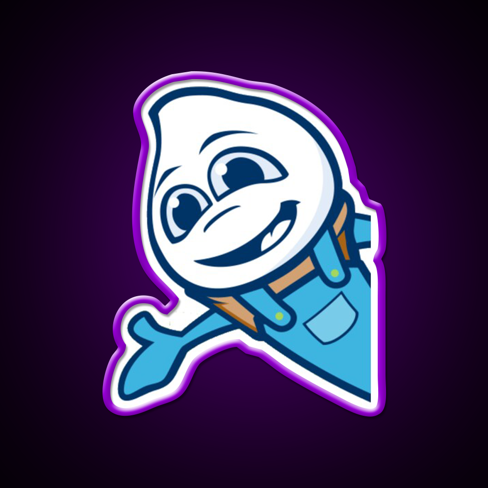 Culvers Scoopie Fast Food Led Neon Sign For Burger Place Rgb Color