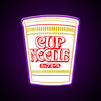 Cup Noodle Snack Food Led Neon Sign Rgb Color - Shineneon