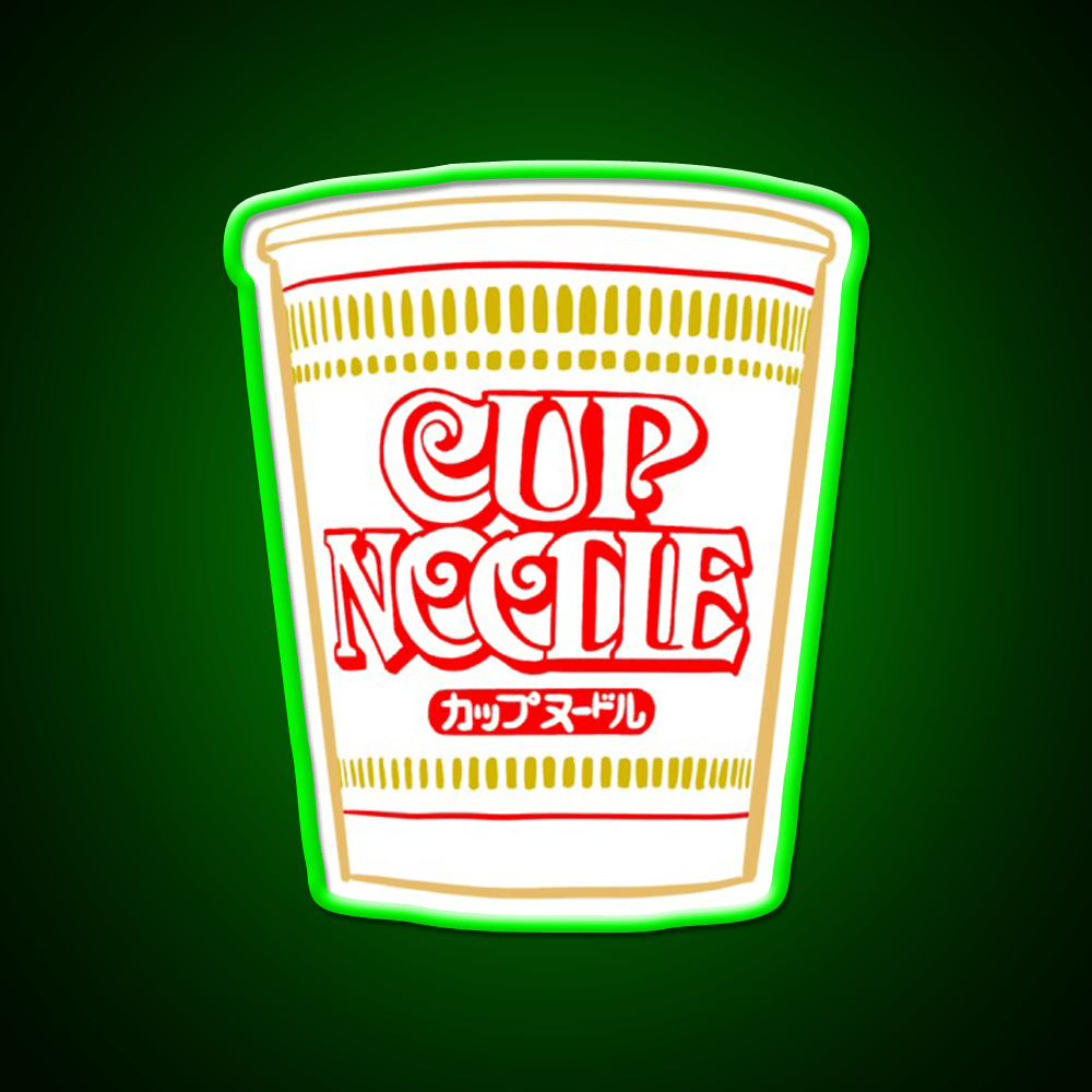 Cup Noodle Snack Food Led Neon Sign Rgb Color - Shineneon
