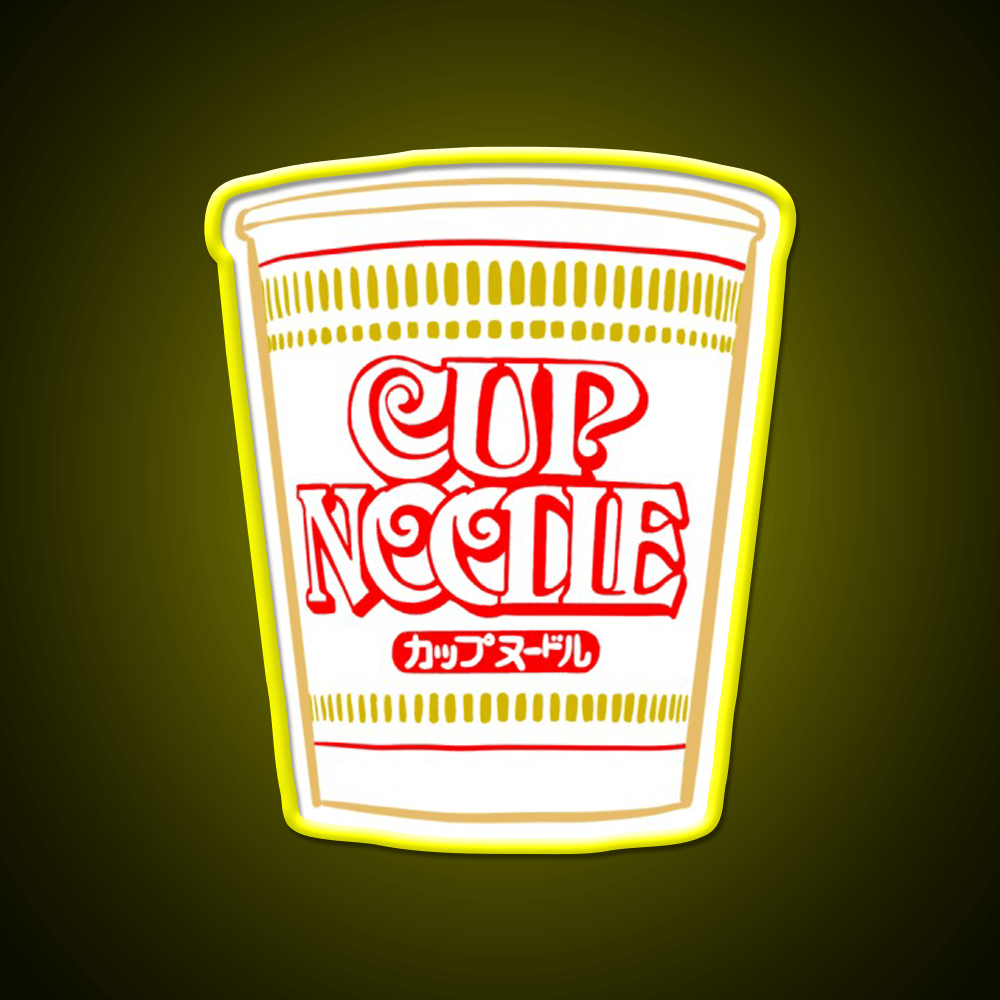 Cup Noodle Snack Food Led Neon Sign Rgb Color - Shineneon