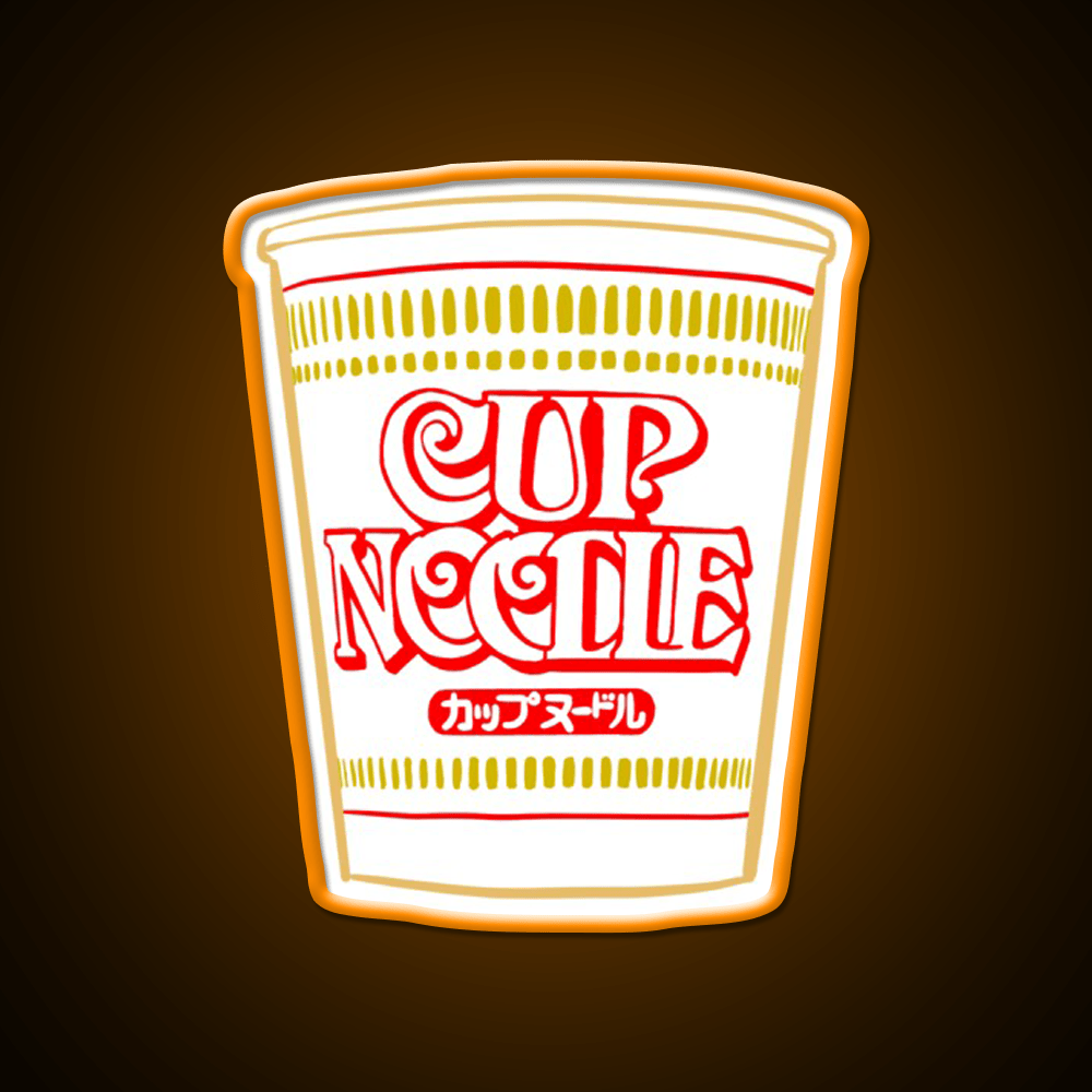 Cup Noodle Snack Food Led Neon Sign Rgb Color - Shineneon