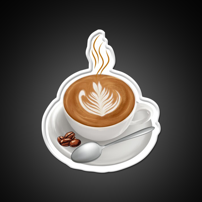 Cup Of Coffee First Of All Cafe Led Neon Sign Espresso Bar Art Rgb Color