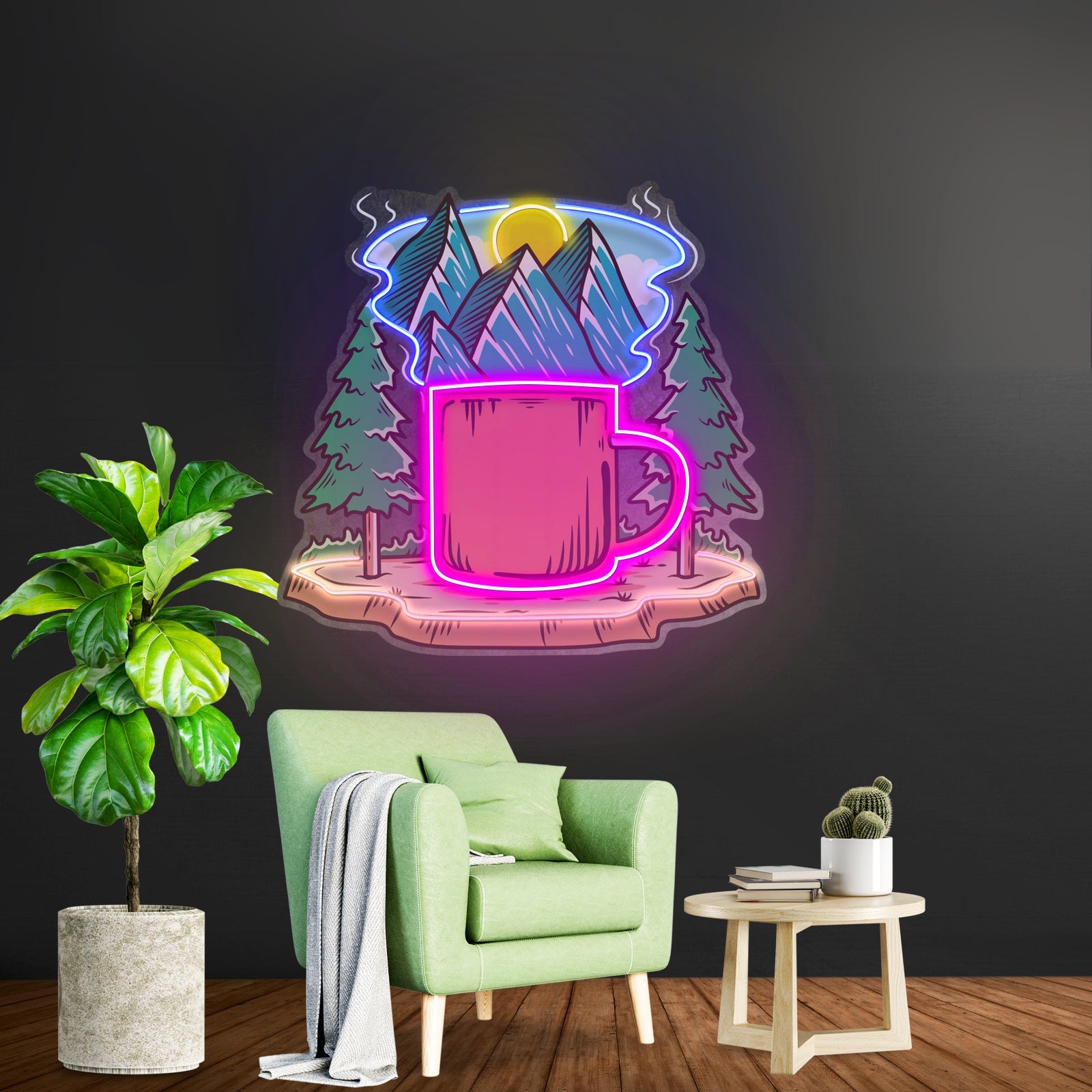 Cup Of Nature Led Neon Sign Light Custom Led Signs - Shineneon