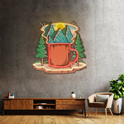 Cup Of Nature Led Neon Sign Light Custom Led Signs - Shineneon