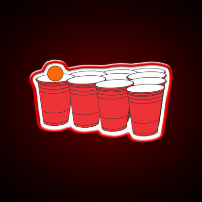 Cup Pong Beer Bar Decor Led Neon Sign Rgb Color - LED neon sign view 10