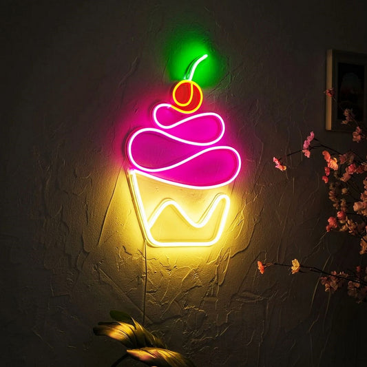 Cupcake Led Sign Business Neon Signs