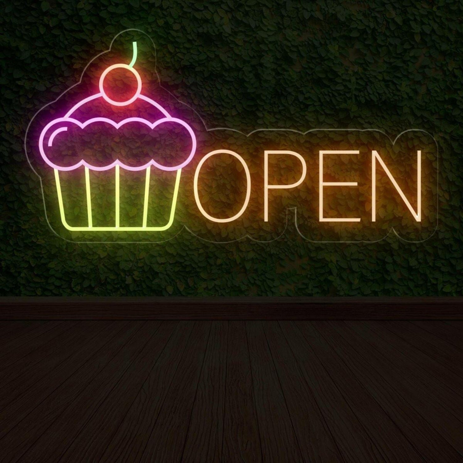 Cupcake Open Led Neon Sign For Business Signs | Shineneon