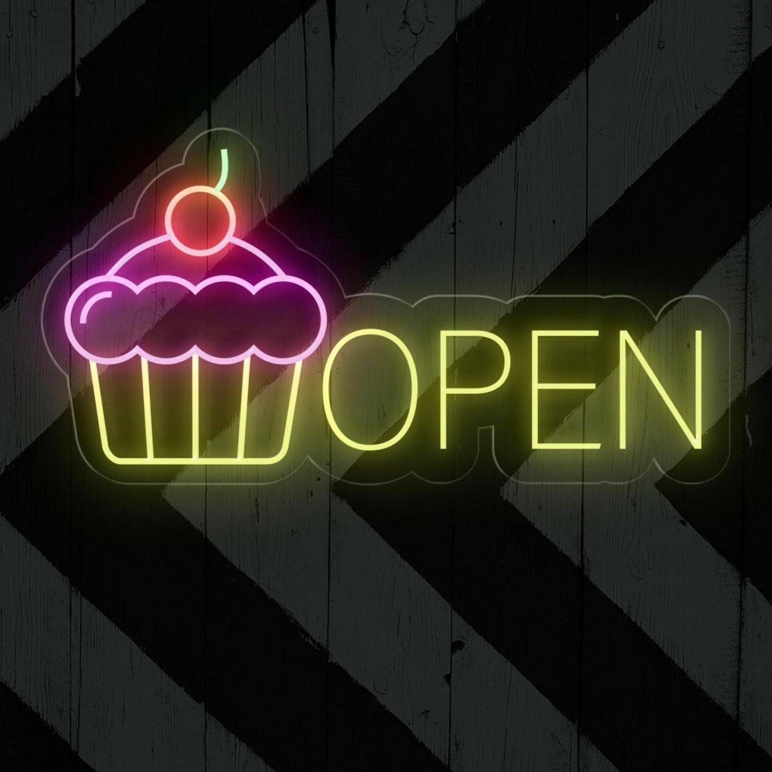 Cupcake Open Led Neon Sign For Business Signs | Shineneon