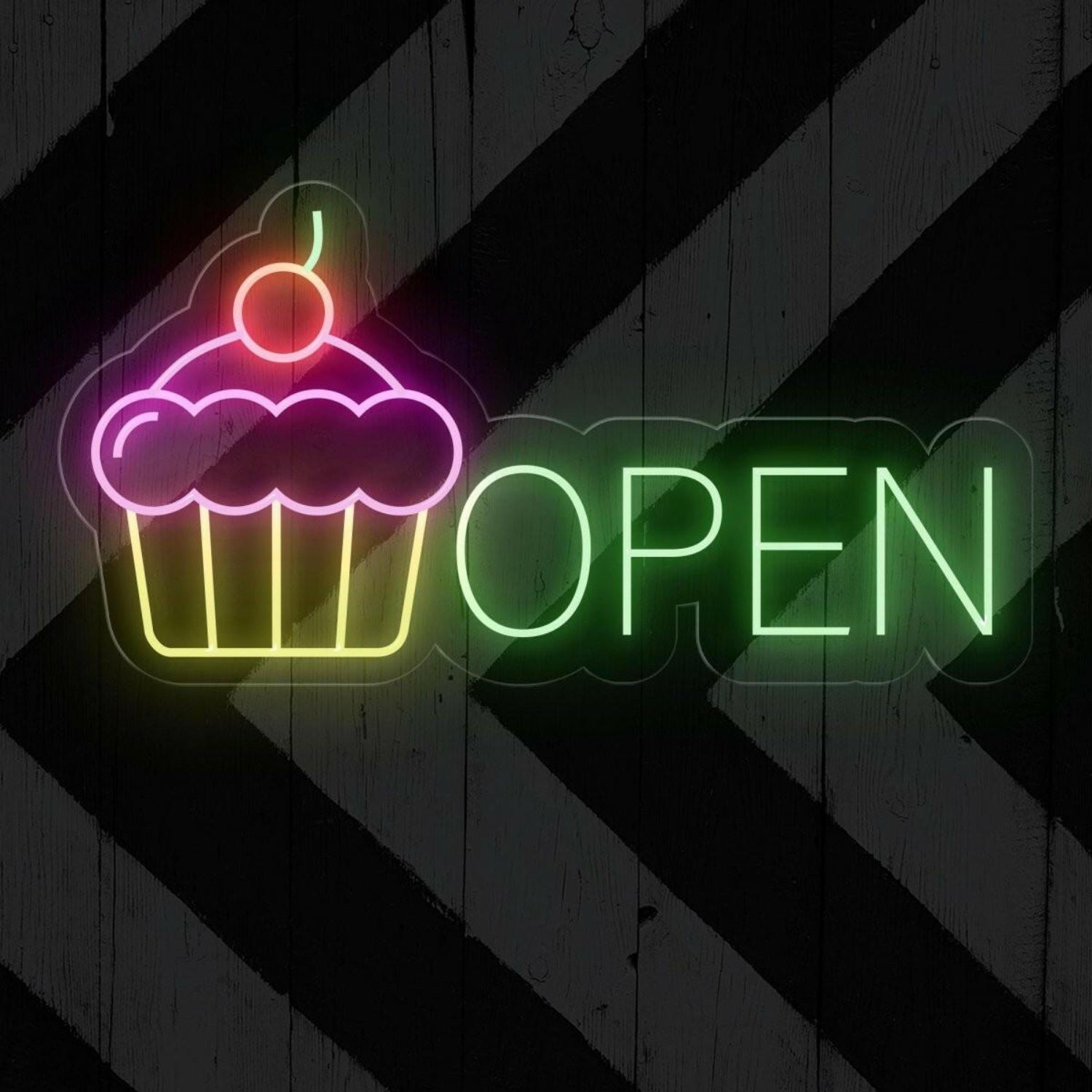 Cupcake Open Led Neon Sign For Business Signs | Shineneon