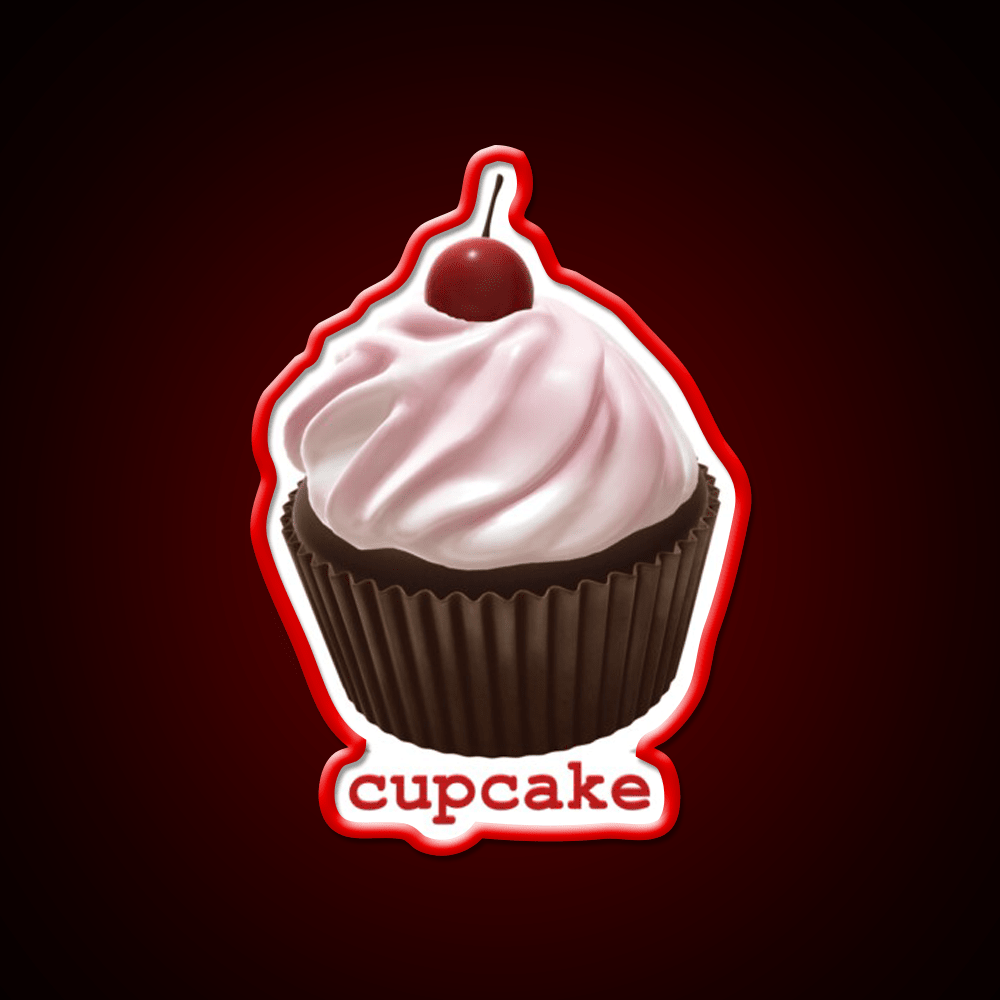Cupcake Snack Food Led Neon Sign Rgb Color - Shineneon