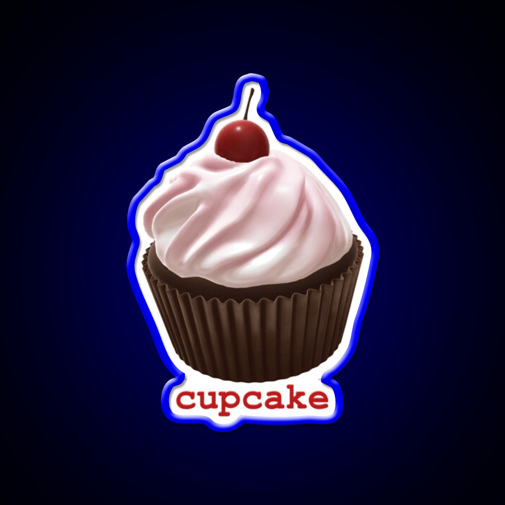 Cupcake Snack Food Led Neon Sign Rgb Color - Shineneon