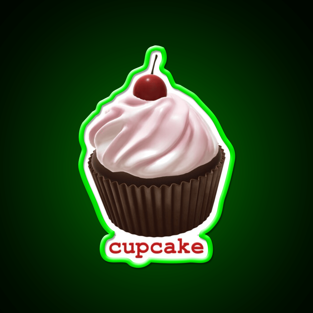 Cupcake Snack Food Led Neon Sign Rgb Color - Shineneon