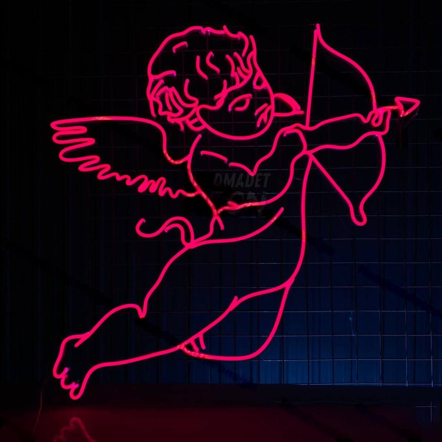 Cupid Angel Led Neon Sign Angel Led Decor | Shineneon