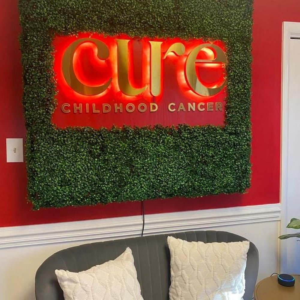 Cure Childhood Cancer 3D Backlit Letters Business Metal Led Sign - Shineneon