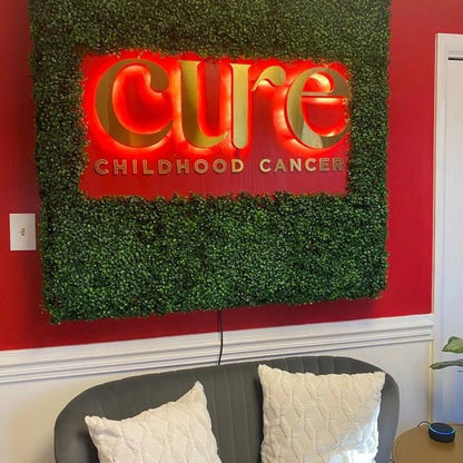 Cure Childhood Cancer 3D Backlit Letters Business Metal Led Sign - Shineneon