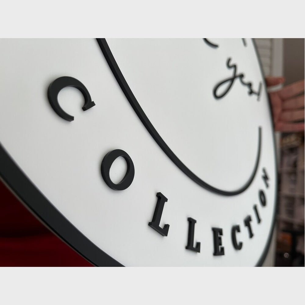 Curve Braidal I Said Yes Collection Acrylic Business Logo Sign - Shineneon