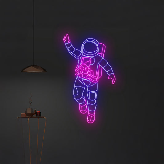 Custom Astronaut Led Sign