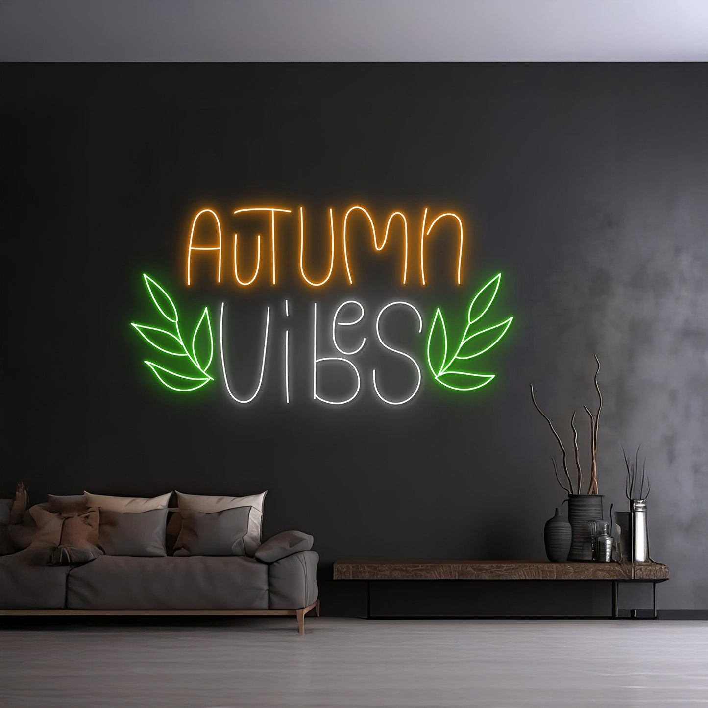 Custom Autumn Vibes Neon Sign