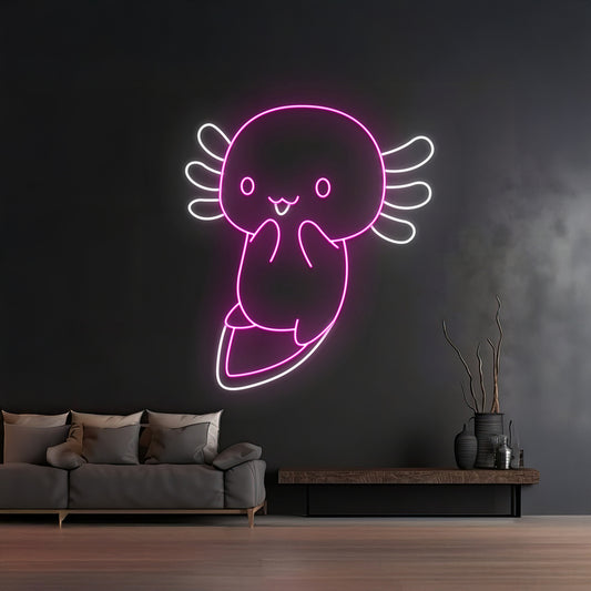 Custom Axolotl Neon Sign