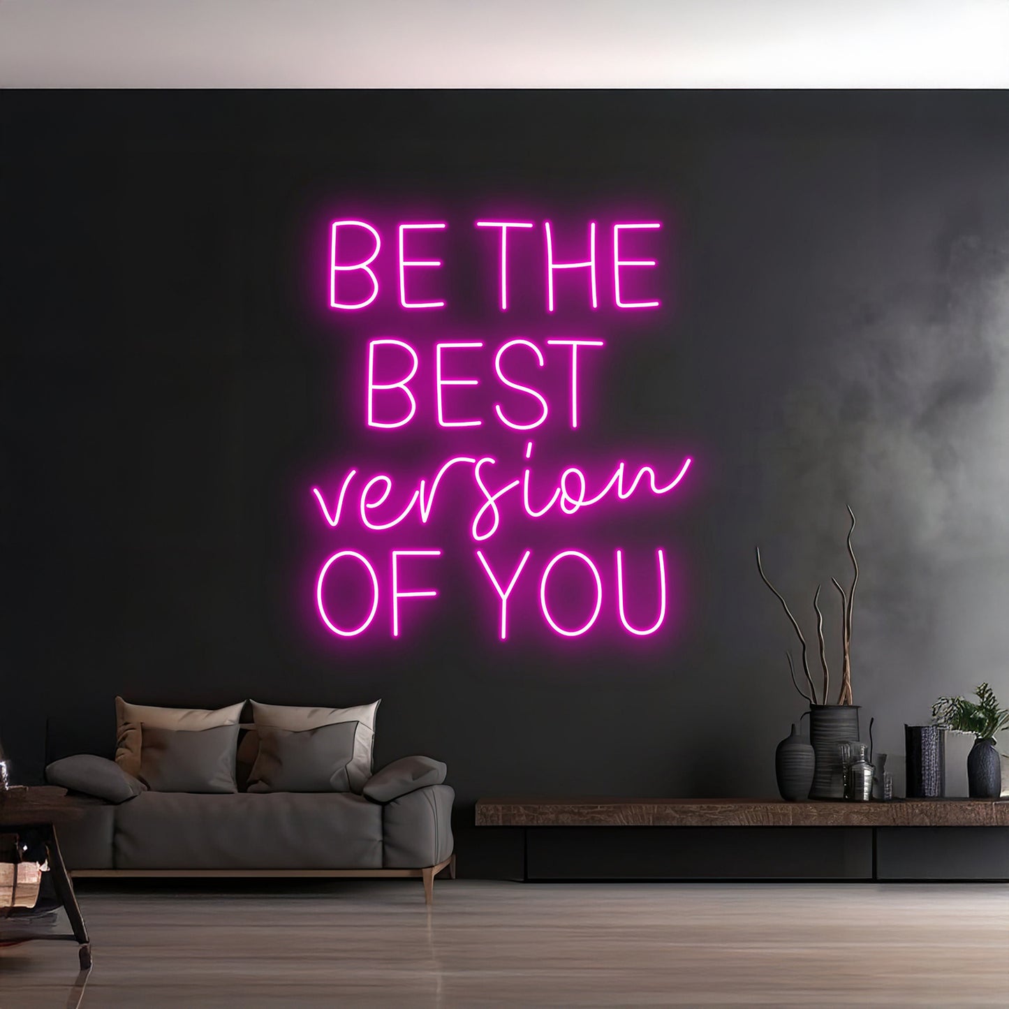 Custom Be The Best Version Of You Neon Light