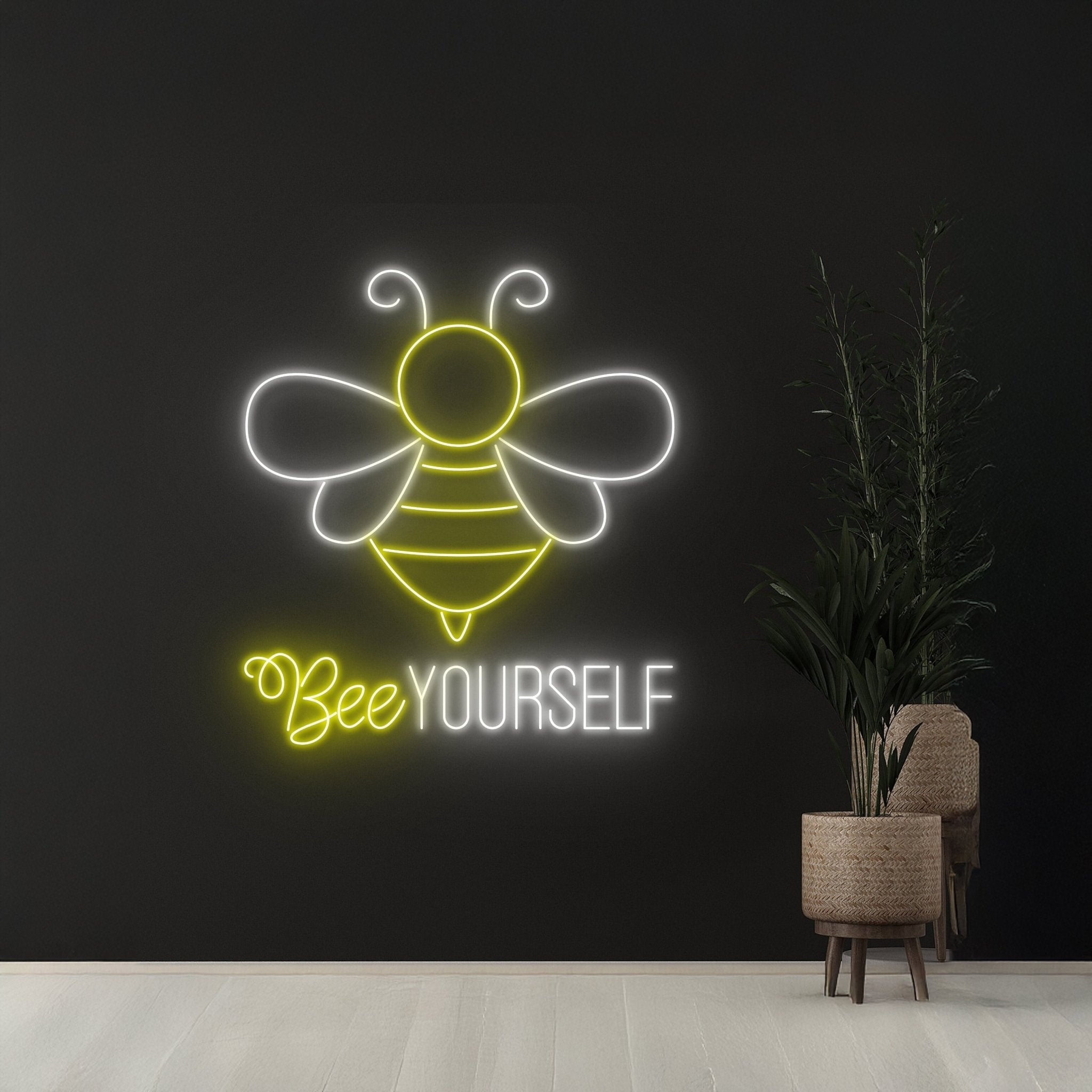Custom Bee Yourself Neon Sign - Shineneon