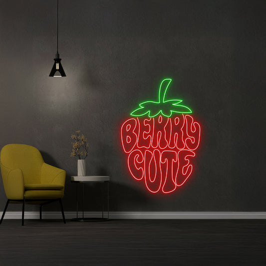 Custom Berry Cute Neon Sign