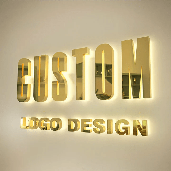 Custom-made dimensional channel letters