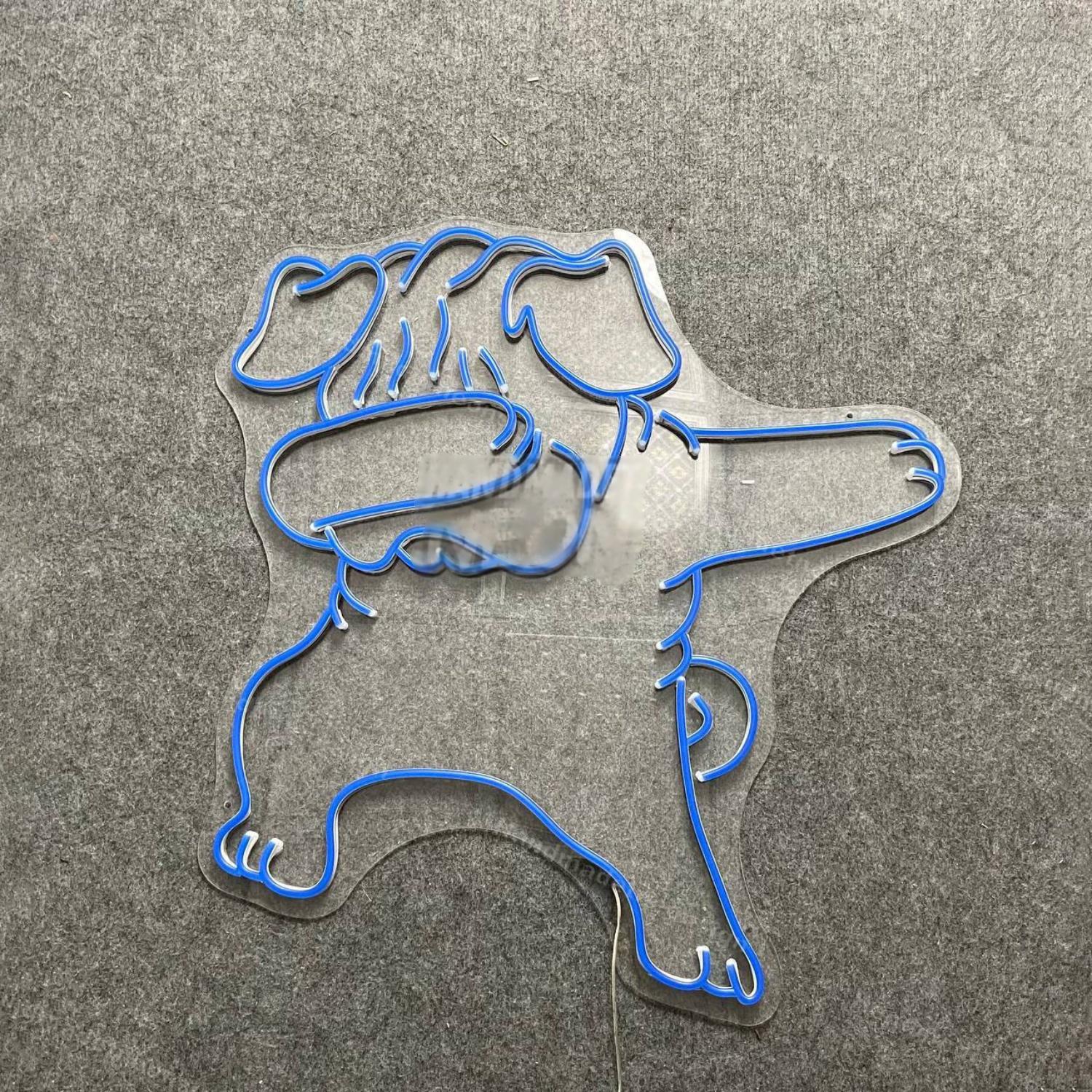 Custom Dapping Bulldog Led Neon Sign Led Decor | Shineneon