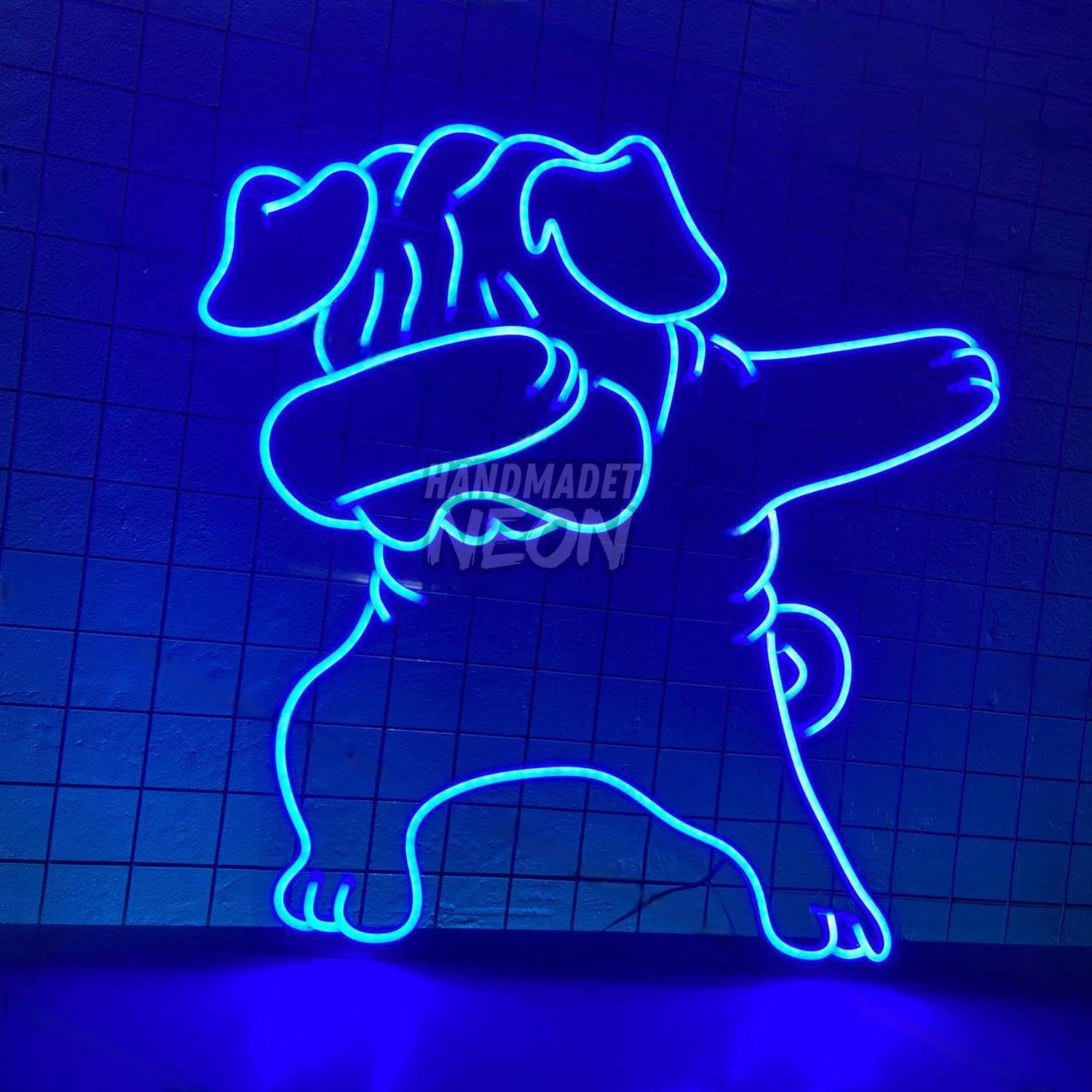 Custom Dapping Bulldog Led Neon Sign Led Decor | Shineneon